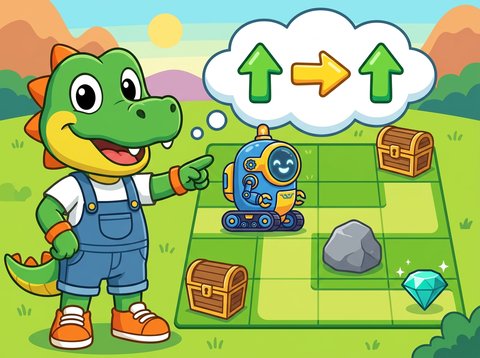 Mały programista — okładka gry